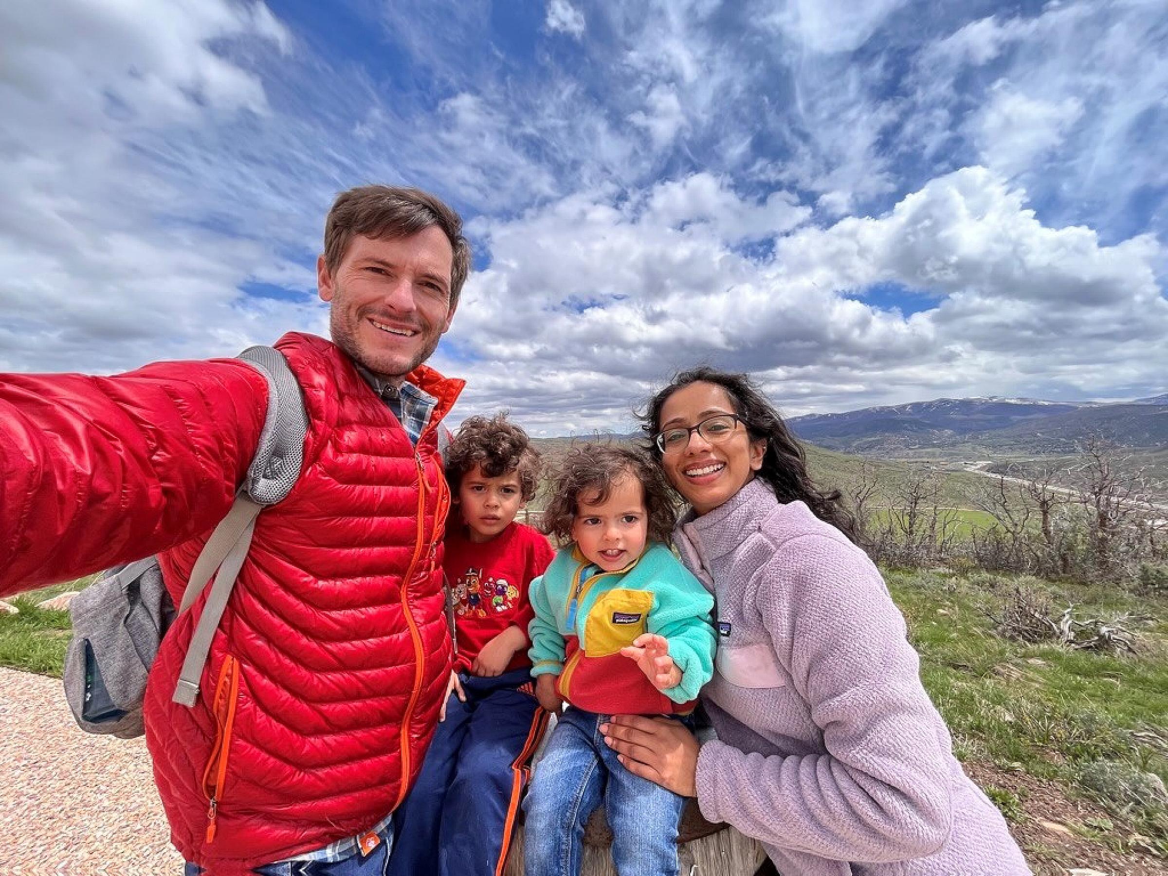 Adam Bress and family enjoying the beUTAHful outdoors
